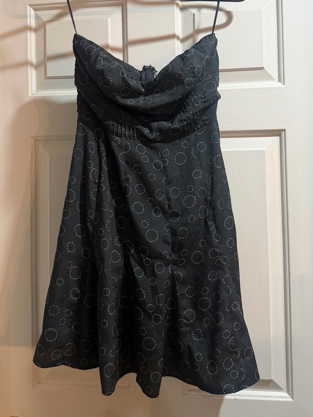 American Eagle Mini Dress w/Dot Circle Print Vintage 2010 size 8 P2P 14”